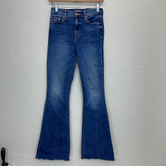 Mother The Weekender Fray In Walking On Coals Sz 25 blue - Picture 2 of 15